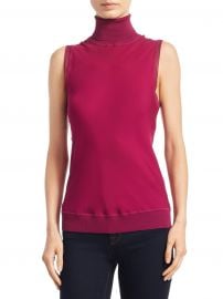 Theory - Bias Silk Top at Saks Fifth Avenue